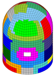 Découpage d'une enceinte en zones